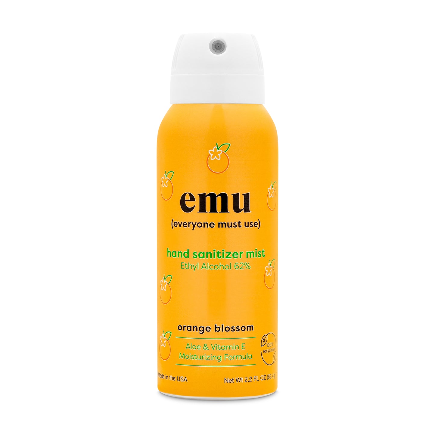 emu Hand Sanitizer Mist - Orange Blossom - 2.2oz
