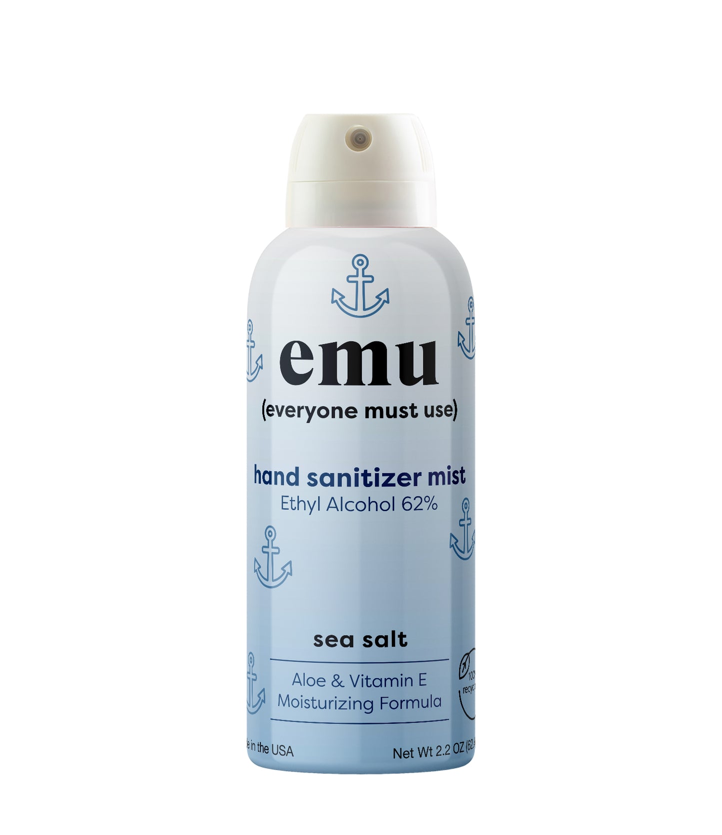 emu Hand Sanitizer Mist - Sea Salt - 2.2oz