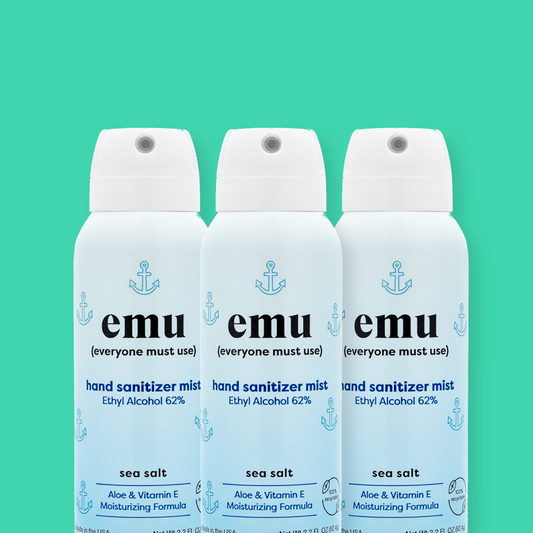 emu Hand Sanitizer Mist - Sea Salt - 2.2oz