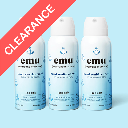 CLEARANCE emu Hand Sanitizer Mist - Sea Salt - 2.2oz (Copy)
