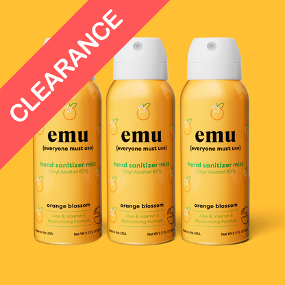 CLEARANCE emu Hand Sanitizer Mist - Orange Blossom - 2.2oz (Copy)