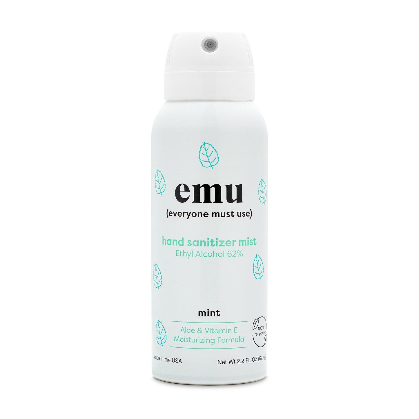 emu Hand Sanitizer Mist - Mint - 2.2oz