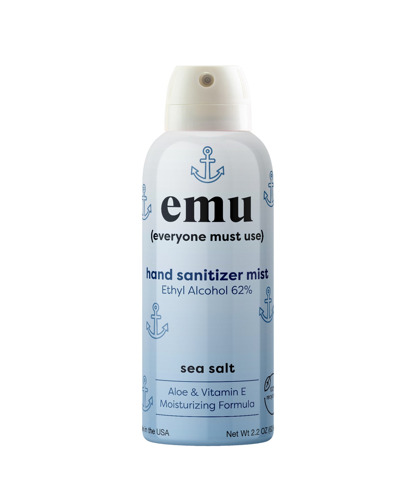 emu Hand Sanitizer Mist - Sea  Salt - 2.2oz