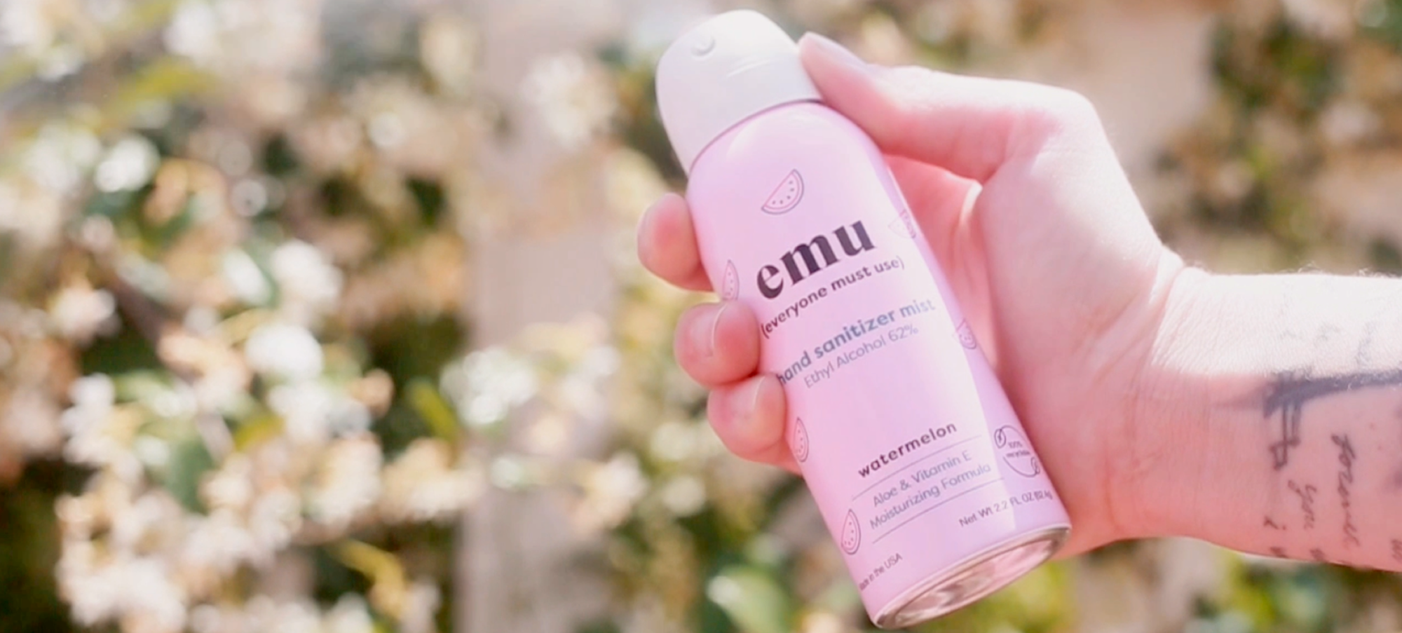 emu Hand Sanitizer Mist Sea Salt 2.2oz Everyone Must Use, Inc