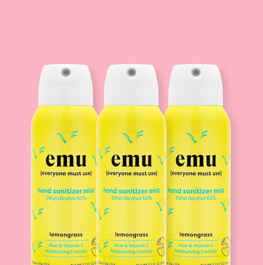 emu Hand Sanitizer Mist - Lemongrass - 2.2oz