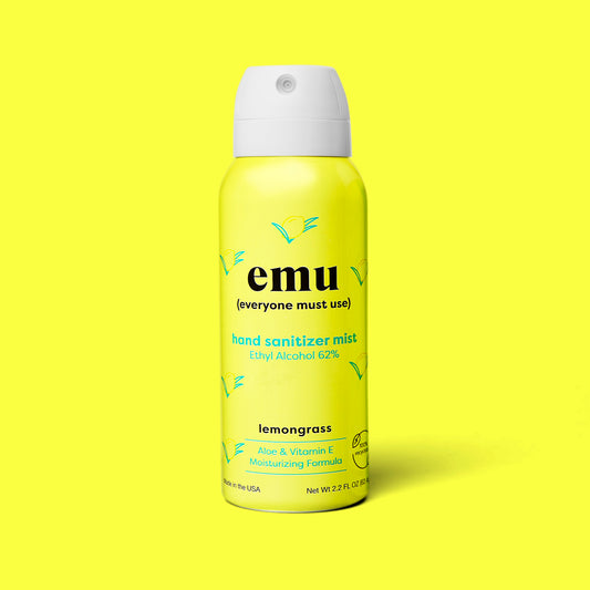 emu Hand Sanitizer Mist - Lemongrass - 2.2oz