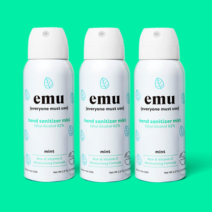 emu Hand Sanitizer Mist - Mint - 2.2oz