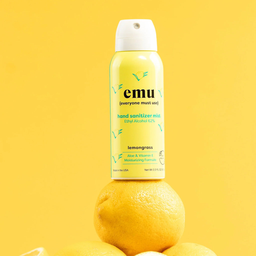 emu Hand Sanitizer Mist - Lemongrass - 2.2oz