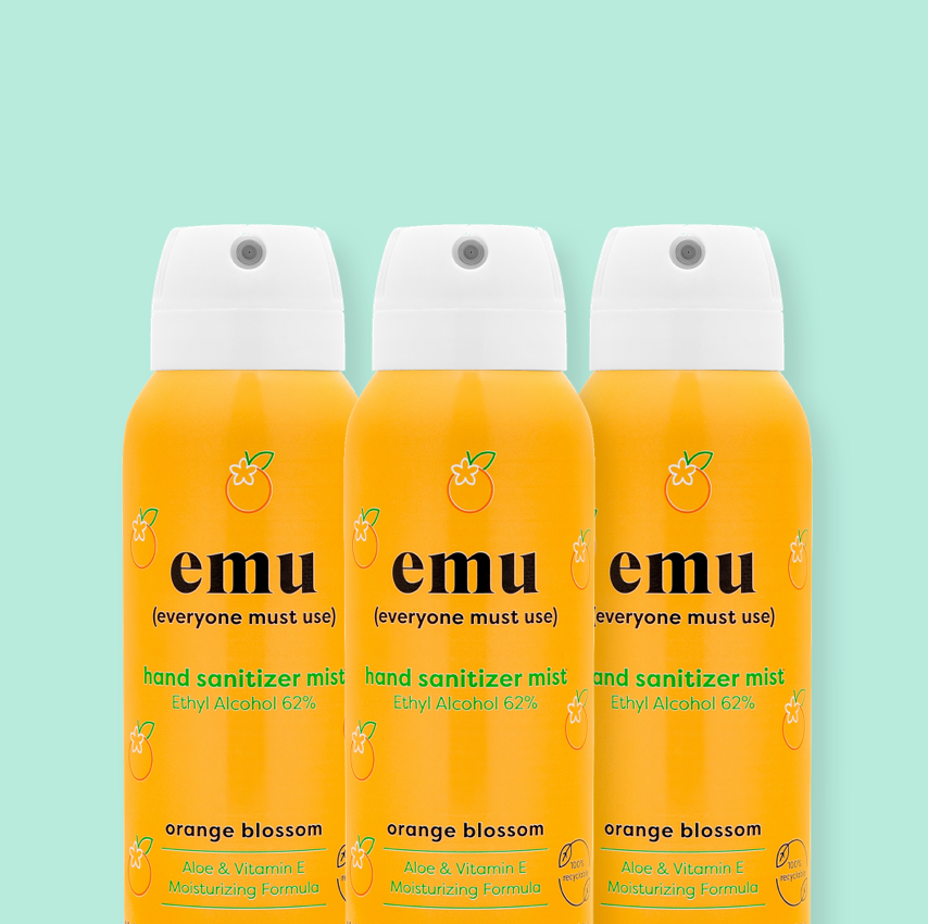 emu Hand Sanitizer Mist - Orange Blossom - 2.2oz