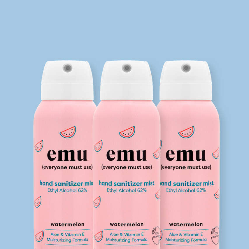 emu Hand Sanitizer Mist - Watermelon - 2.2oz